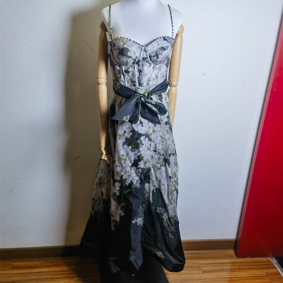 Zimmermann Balance linen and silk bustier dress AU 1 - Picture 6 of 14